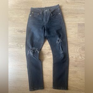 Levi’s 501 - Distressed (black/grey)